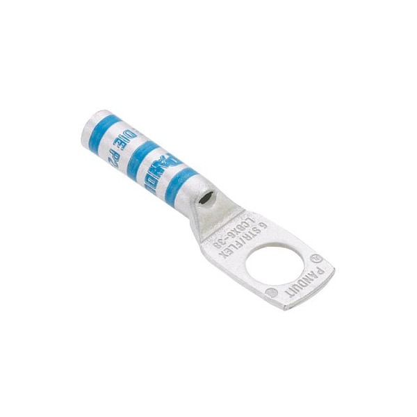 One-Hole Compression Lug, 1 to 2 in Stud, Long Barrel, Copper, Pink
